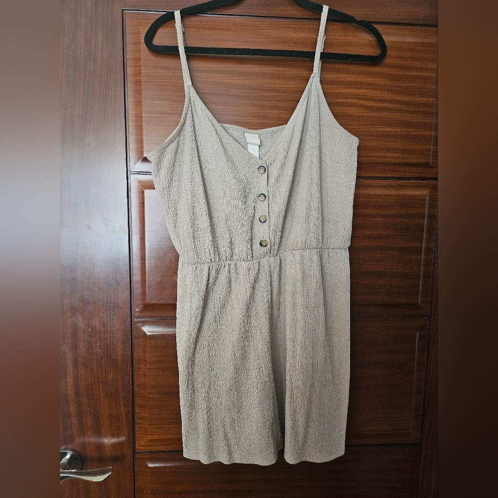 H&M Textured Short Romper